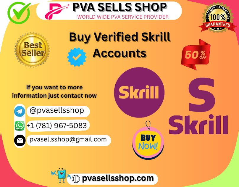 Buy Verified Skrill Accounts